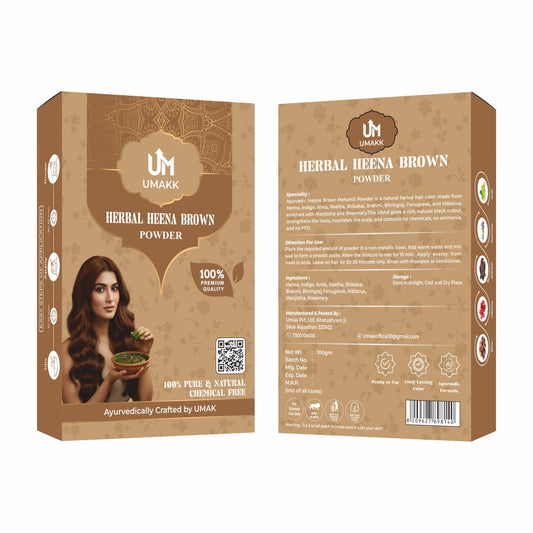 Ayurvedic Brown Hair Colour