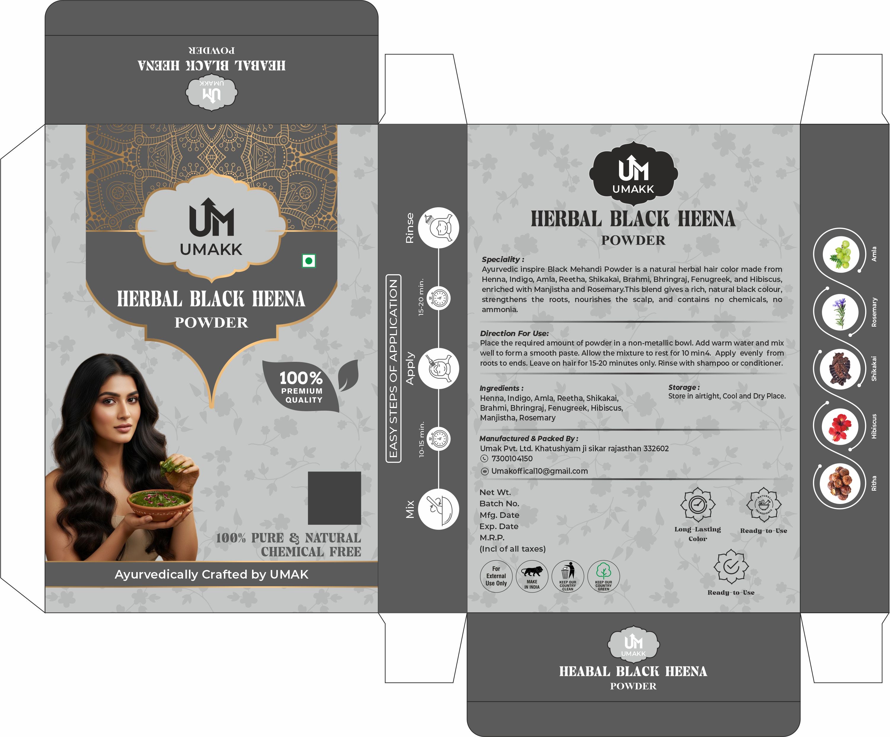 Aayurvedic black heena